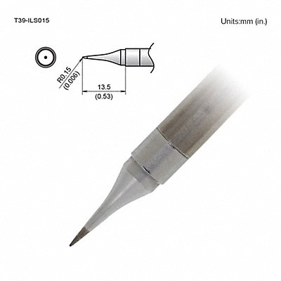 Tip Conical R0.15 X 13.5mm FX-9701/9702