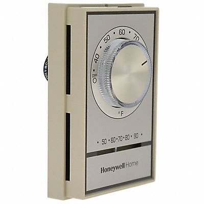 Line Volt NP Analog Tstat 1H Beige DPST