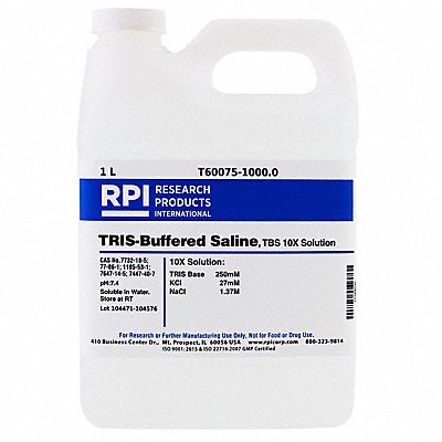 TRIS Buffered Saline 10x Solution 1L