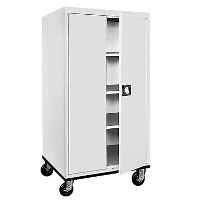 Mobile Shelving Cabinet Gray Cap. 200 lb