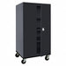 Mobile Shelving Cabinet Black Cap. 200lb