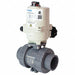 Actuated 1-1/4 CPVC TBH Ball Valve