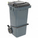 Grey Poly Trash Can W/ Lid Lifter