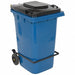 Blue Poly Trash Can W/ Lid Lifter