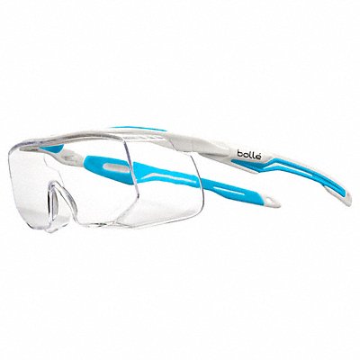 Safety Glasses L Blue White Clear