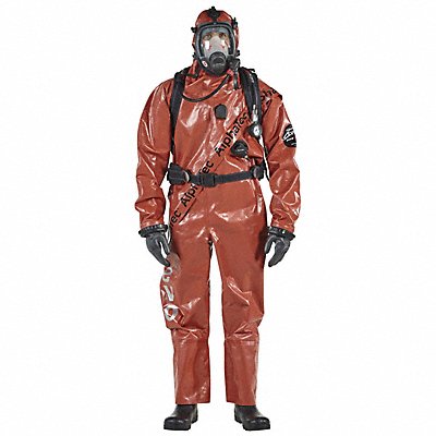 Chemical Protective Suits Red S