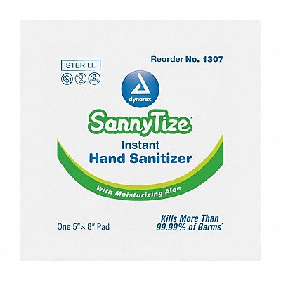 Hand Sanitizer Wipes Soft Pack 8 x 8 