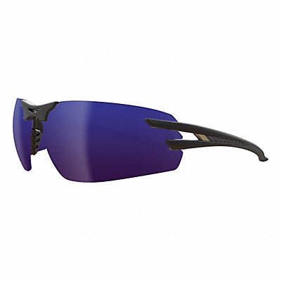 Safety Glasses Blue Lens Black Frame M