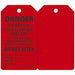 Danger Tag 5 3/4in H 3 1/4in W PK25