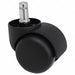 Caster Set Black 300 lb Cap. 2 in dia.