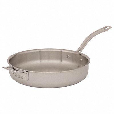 Fry Pan 12 in Dia Aluminum SS