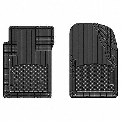 All Vehicle Front/Rear Mat Set Black 27 