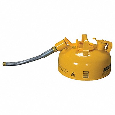 Type II Safety Can Yellow 1 gal Cap.