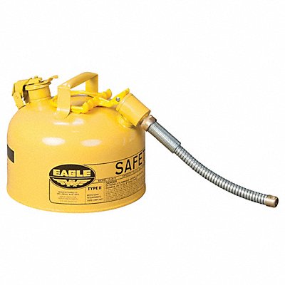 Type II Safety Can Yellow 2-1/2 gal Cap.