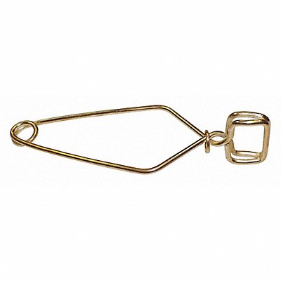 Test Tube Clamp Steel Brass Finish Wo/Gr