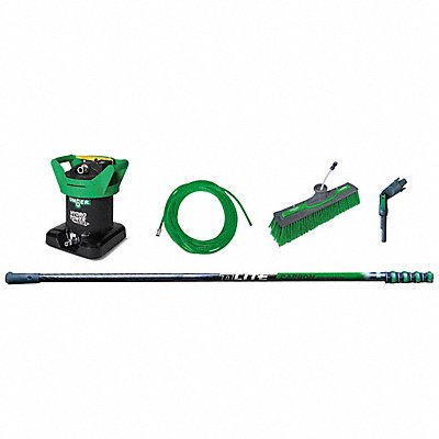 Water-Fed Window Cleaning System Blk/Grn