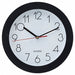 Round Wall Clock Black 9-3/4 