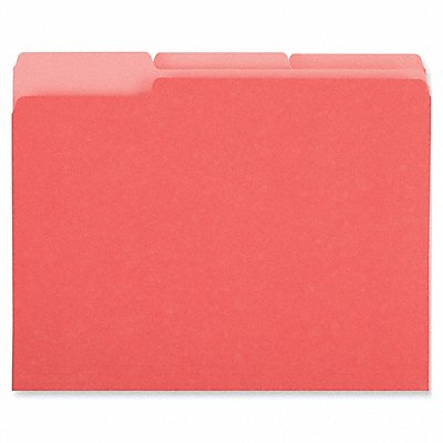 File Folders Letter Red PK100