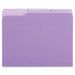 File Folders Letter Violet PK100