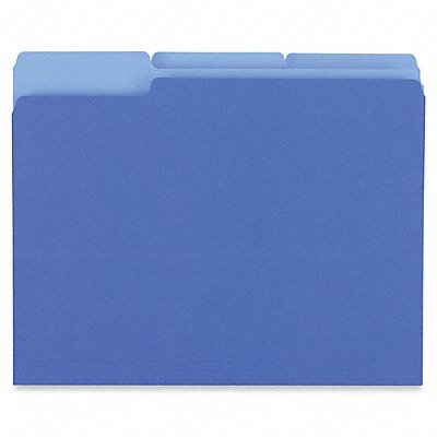 File Folders Letter Blue PK100