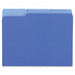 File Folders Letter Blue PK100