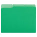 File Folders Letter Green PK100