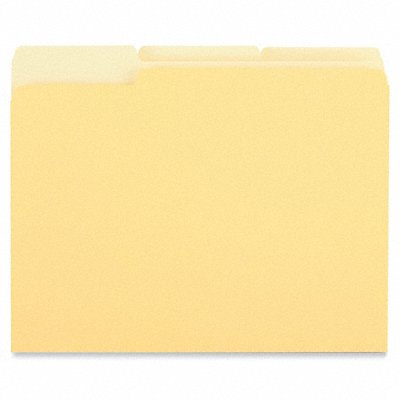 File Folders Letter Yellow PK100