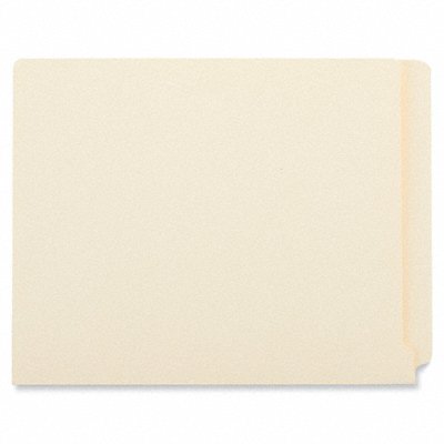 End Tab Shelf Folder 9in.H Letter PK100