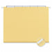 Hanging File Folders Letter Yellow PK25