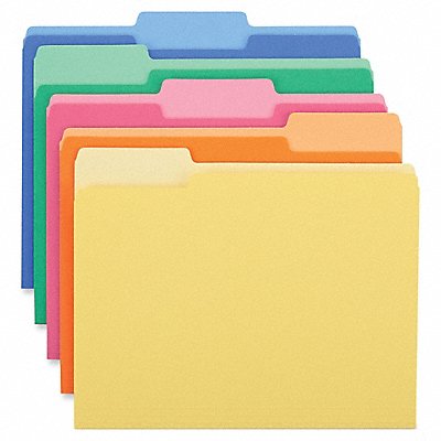 File Folder 1/3 Assorted PK50