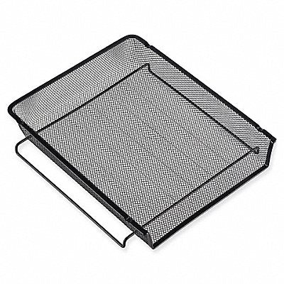 Tray Stackable Side Load Mesh Black