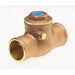 Swing Check Valve Brass 1-1/4 Sweat