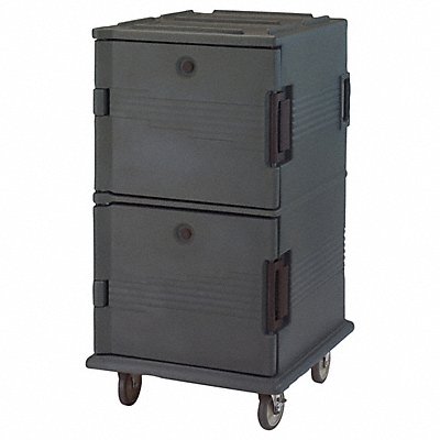 Food Transport Cart Side-Load Black