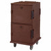 Food Transport Cart Side-Load Dark Brown