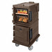 Food Transport Cart Side-Load Black