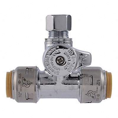 Tee Stop Valve 1/2 Inlet Size