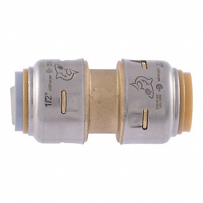 Push-Fit Adapter Straight Coupling Brass