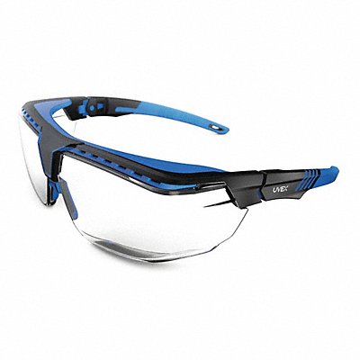 Safety Glasses Unisex Black/Blue Frame