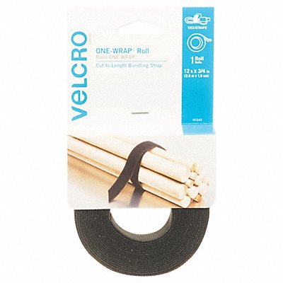Strap Fastener 12 ft Black