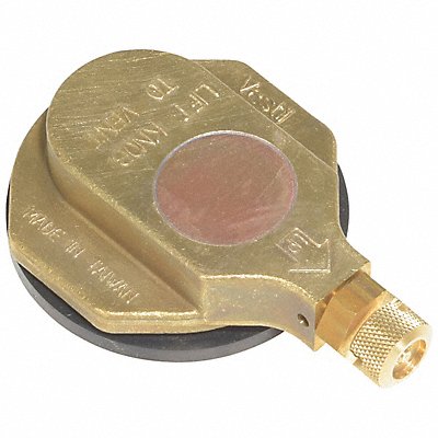 Drum Safety Vent Brass Bronze Horizontal