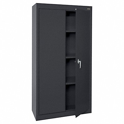 Shelving Cabinet Black Cap. 150 lb Keyed