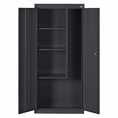 Janitorial Cabinet Black Cap. 150 lb