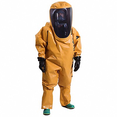 Chemical Protective Suits Orange XL