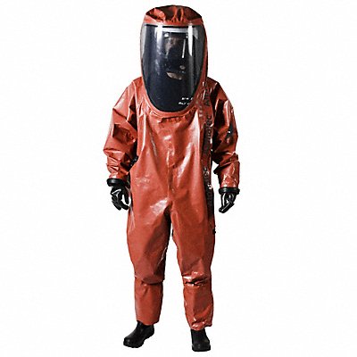 Chemical Protective Suits Red 3XL