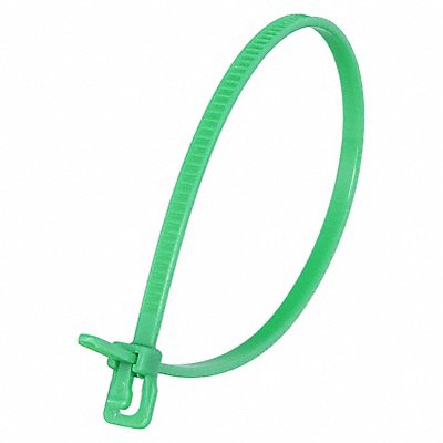 Releasable Cable Tie Green 0.09 W