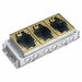 Floor Box Brass/Steel Rectangular