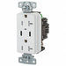 USB Receptacle White 1 hp