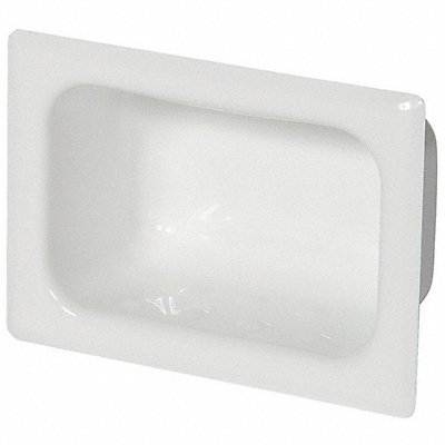 Soap Dish White 7 in W