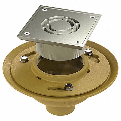 Floor Drain 5 5/8 Body H Nickel Bronze