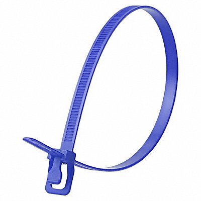 Releasable Tie Blue Nylon PK20